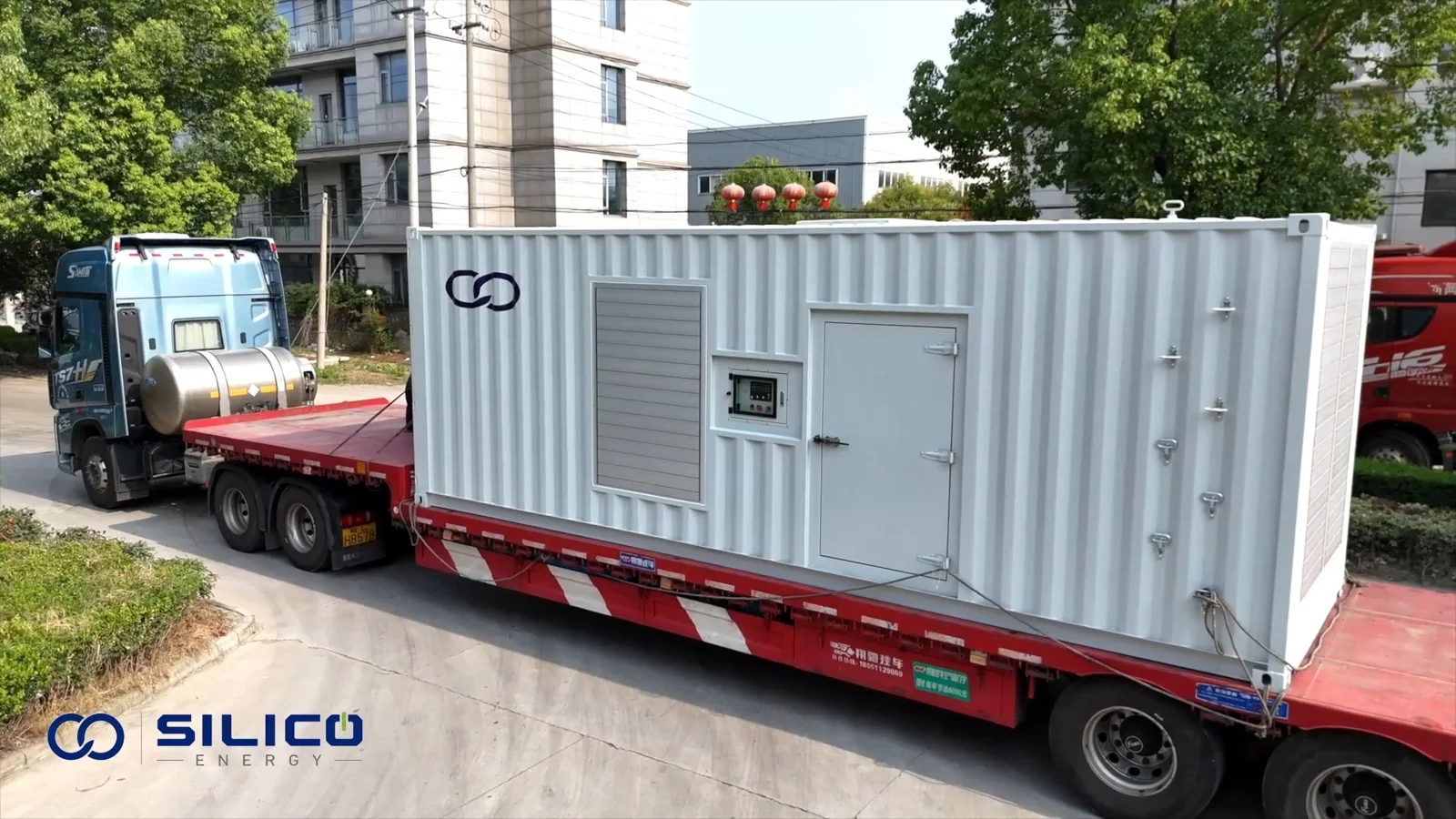 Отгрузка контейнерной ДГУ SILICO ENERGY в Актау